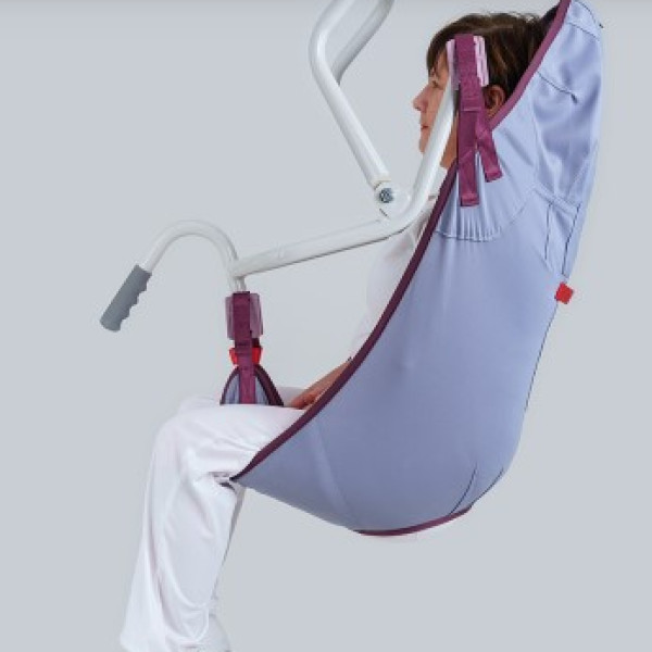 Sling for hoist - LARGE Pivot Silvalea Sling with Head Support EQ7568